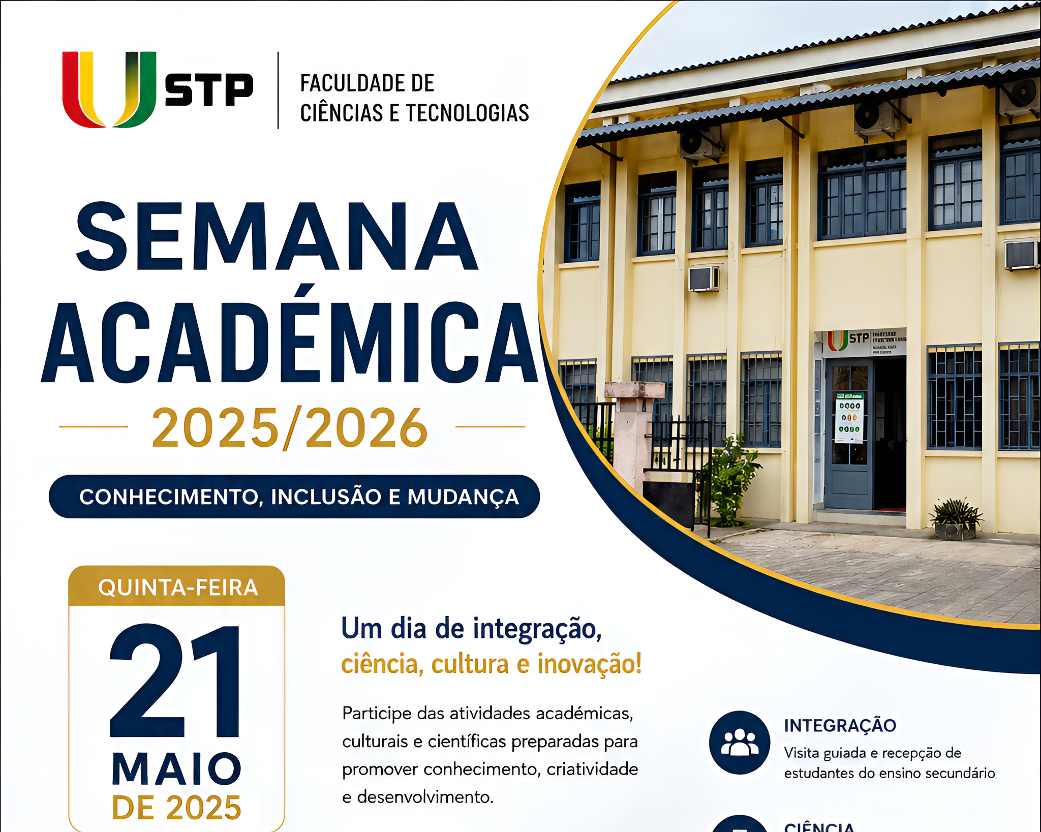 SEMANA ACADÉMICA FCT 2025/2026 - 21 de Maio de 2025 | Quinta-feira