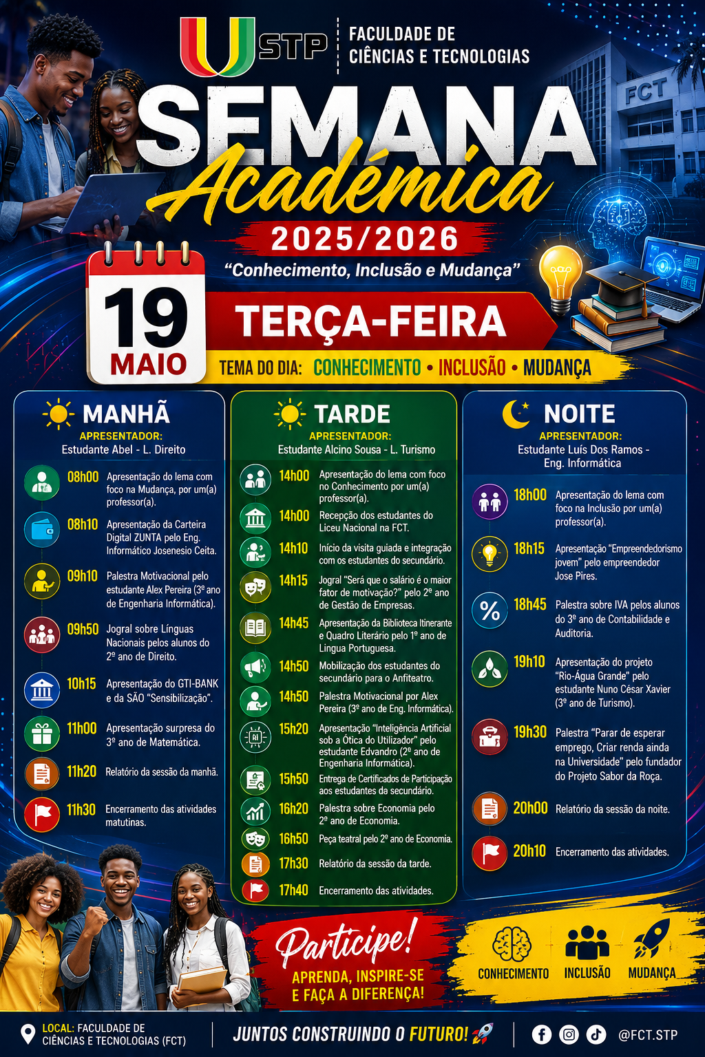 Semana Académica FCT 2025/2026 - 19 de Maio